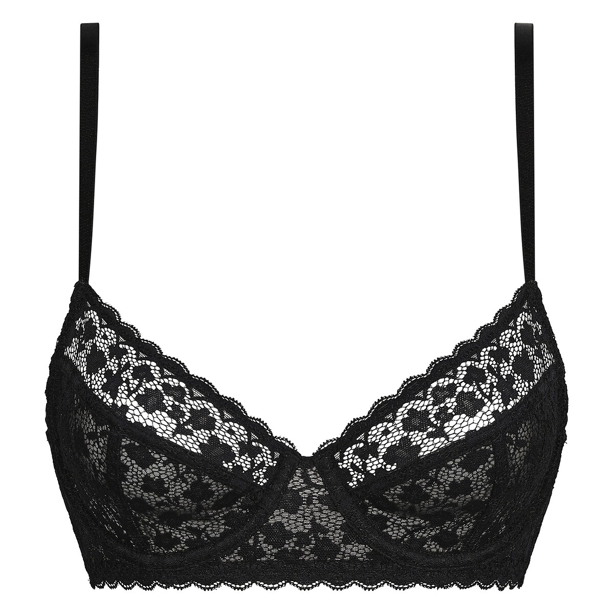 Demi-Cup Bra black, DIM