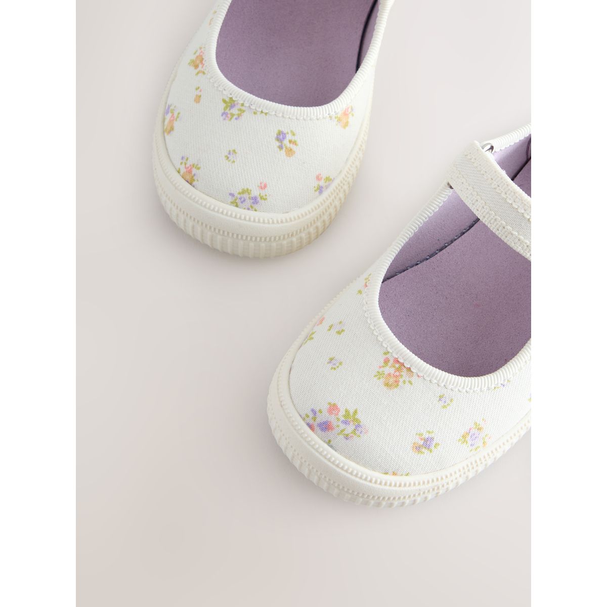 Babies à scratch crème  à fleurs, NEXT