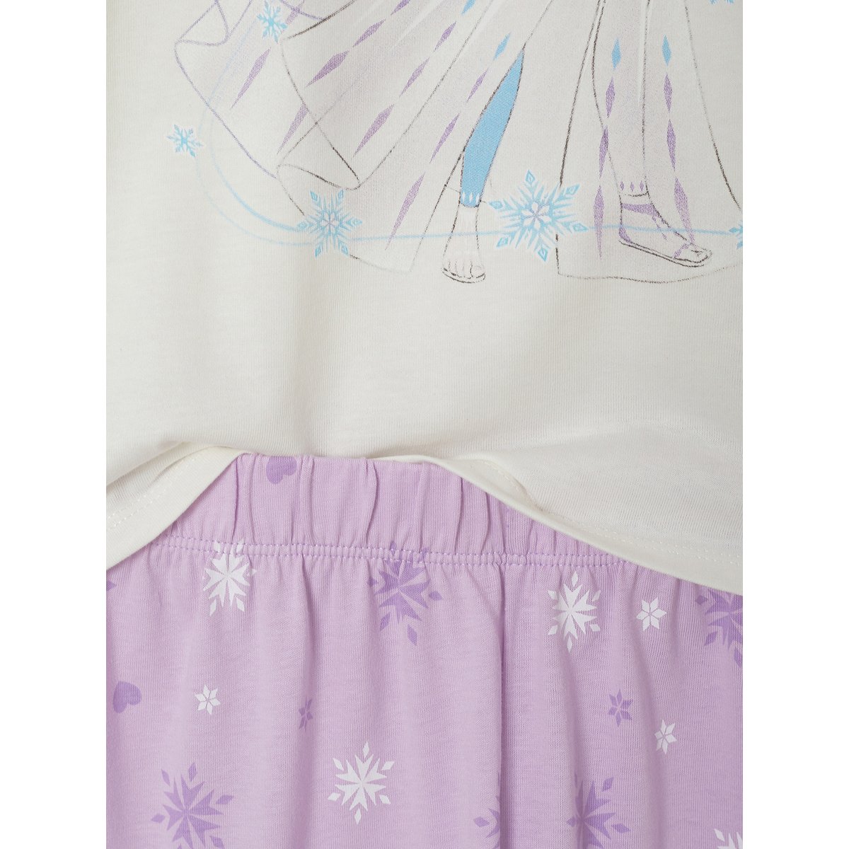 Pyjama La Reine des Neiges lilas poudré, VERTBAUDET