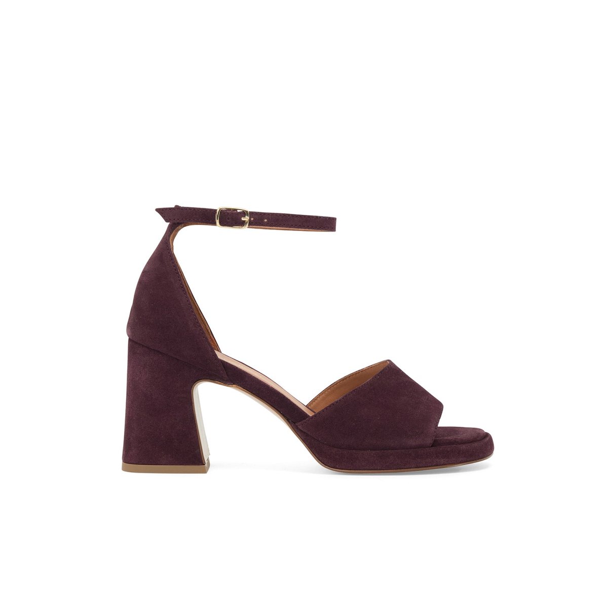 Sandale À Talon en cuir FELICY prune, MELLOW YELLOW