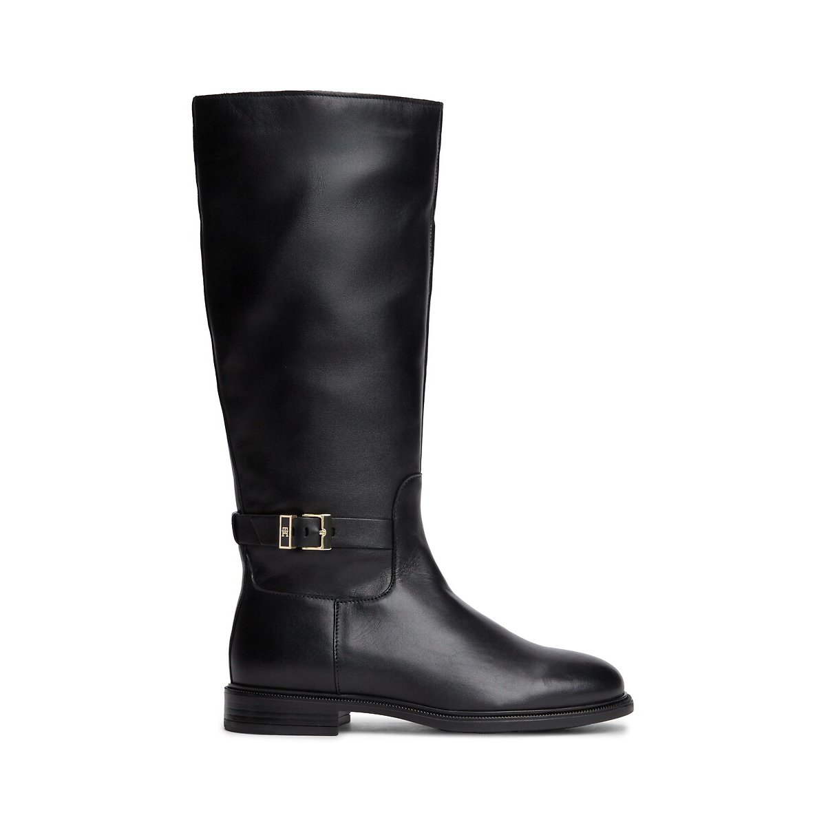 Stivali bassi in pelle nero , TOMMY JEANS