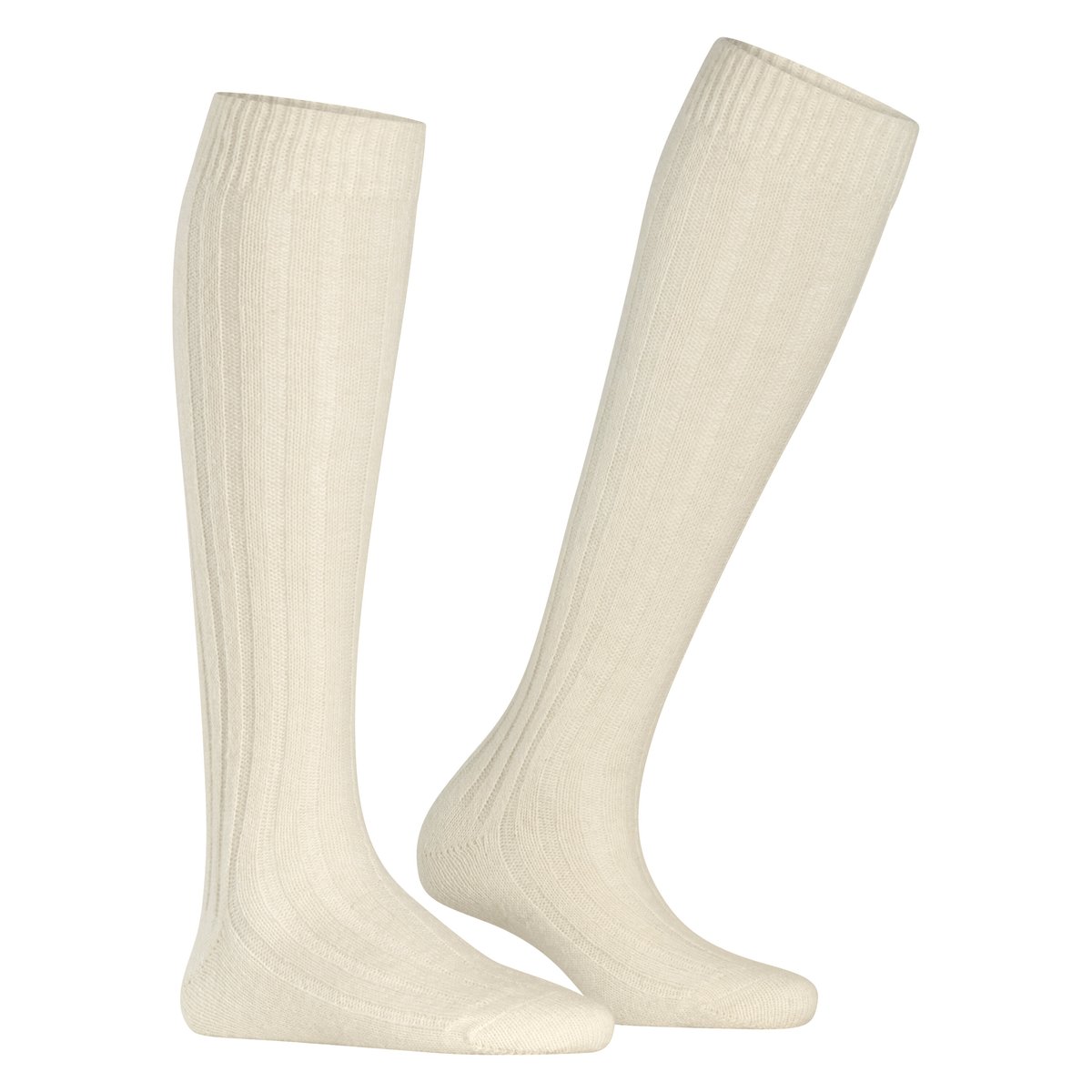 Mi-bas Soft Rib Opaque blanc, BURLINGTON