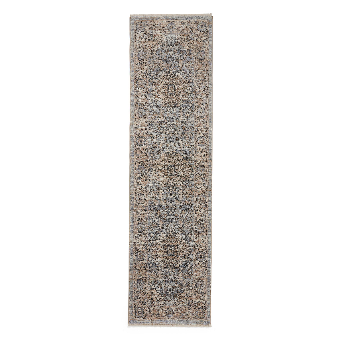 Vintage Border Faded Runner blue, SO'HOME