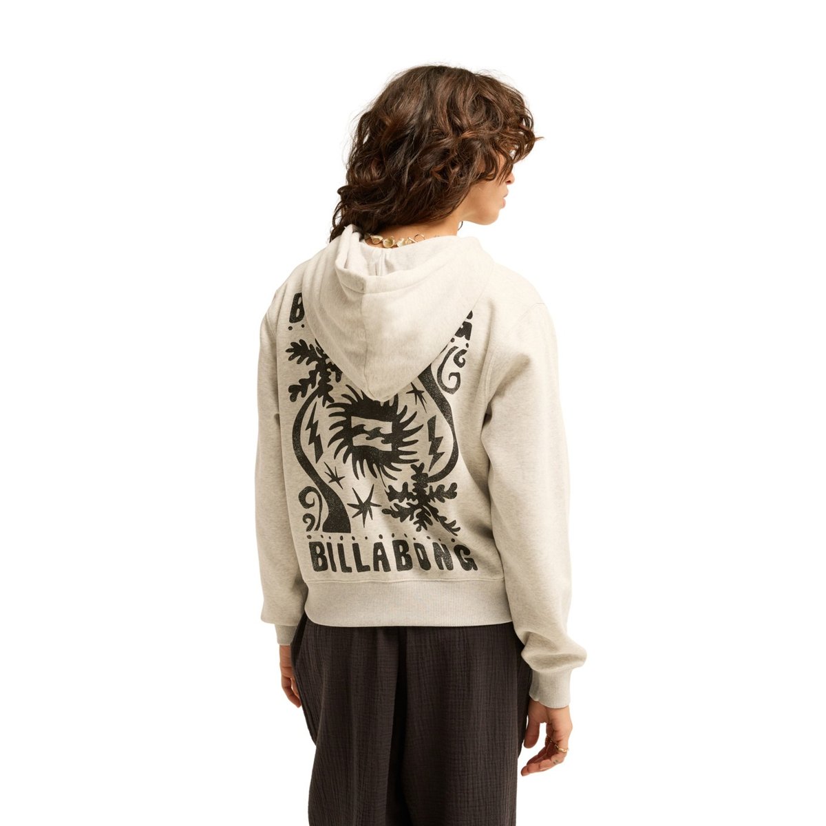 Sweat capuche zippé ALWAYS LOOKING gris grey heather, BILLABONG