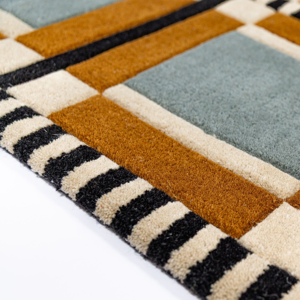 Tapis en laine QUADRO multicolore, FLAIR RUGS