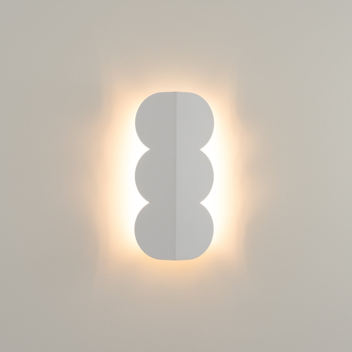 Applique murale Aluminium Blanc G9 2 Biscuit blanc, EDEN