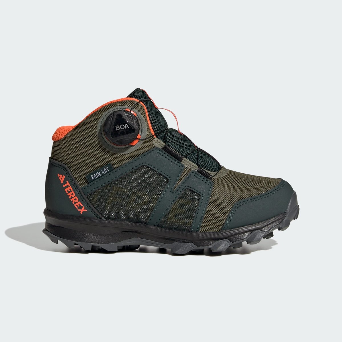 Chaussure De Randonnée Terrex Boa Mid Rain.rdy Chaussure De Randonnée Terrex Boa Mid Rain.rdy shadow green / pulse olive / impact orange, adidas Performance
