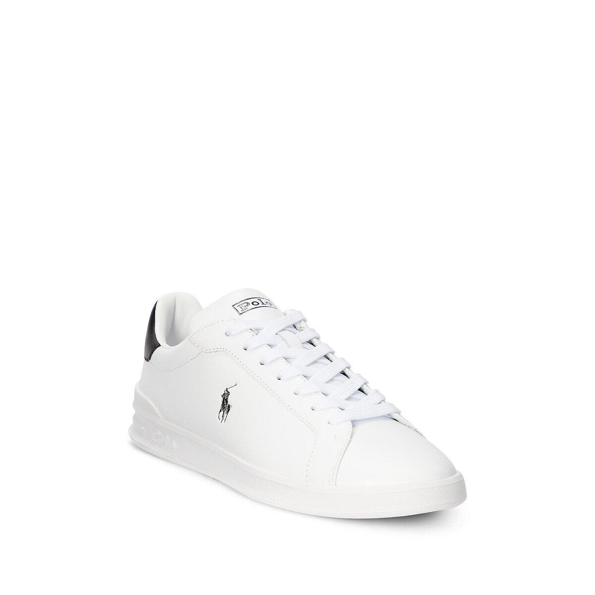 Ledersneakers Heritage Court 2 weiss/schwarz, POLO RALPH LAUREN