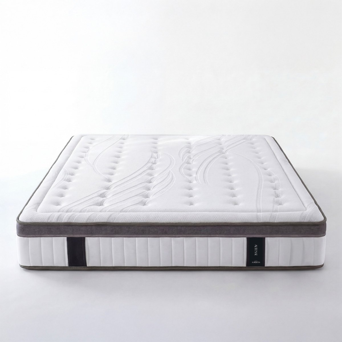 Matelas Mémoire de forme ALTESSE - 27 cm d'épaisseur - Accueil équilibré, soutien ferme blanc, MAISON AUBERTIN