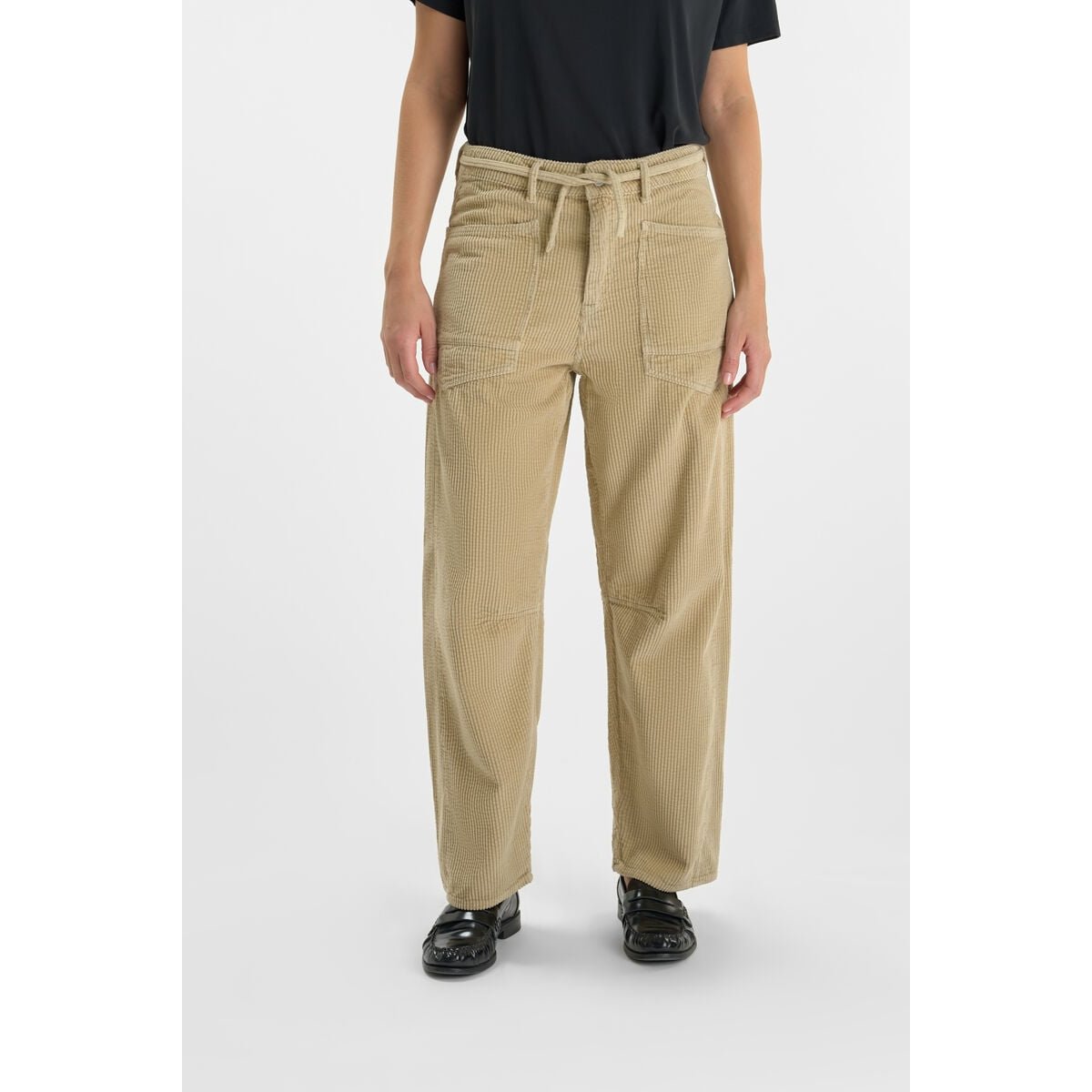 Pantalon loose, large MADIE beige, LE TEMPS DES CERISES