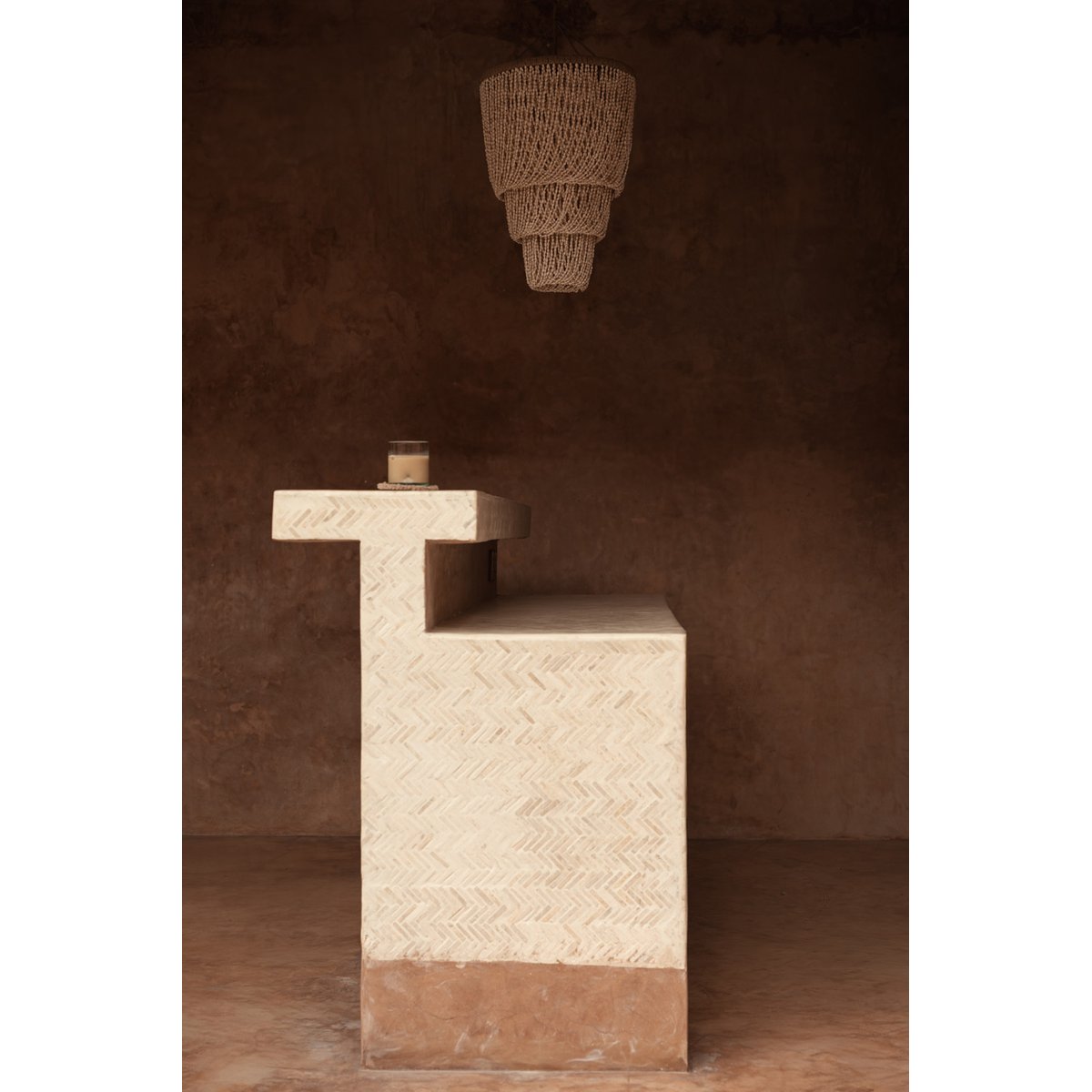 Suspension en coquillages LAGOON beige, BAZAR BIZAR