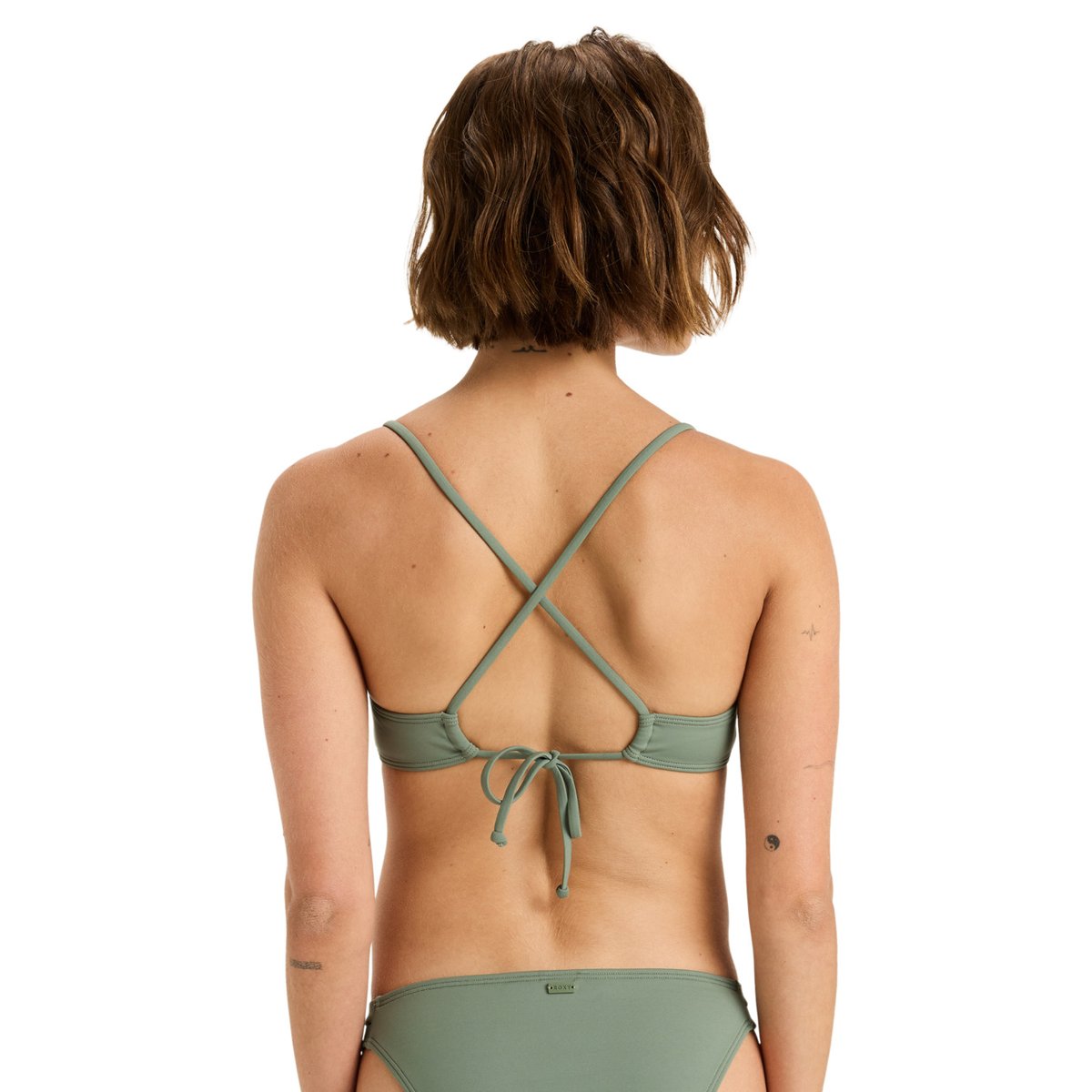 Haut de maillot de bain brassière BEACH CLASSICS. vert agave green, ROXY