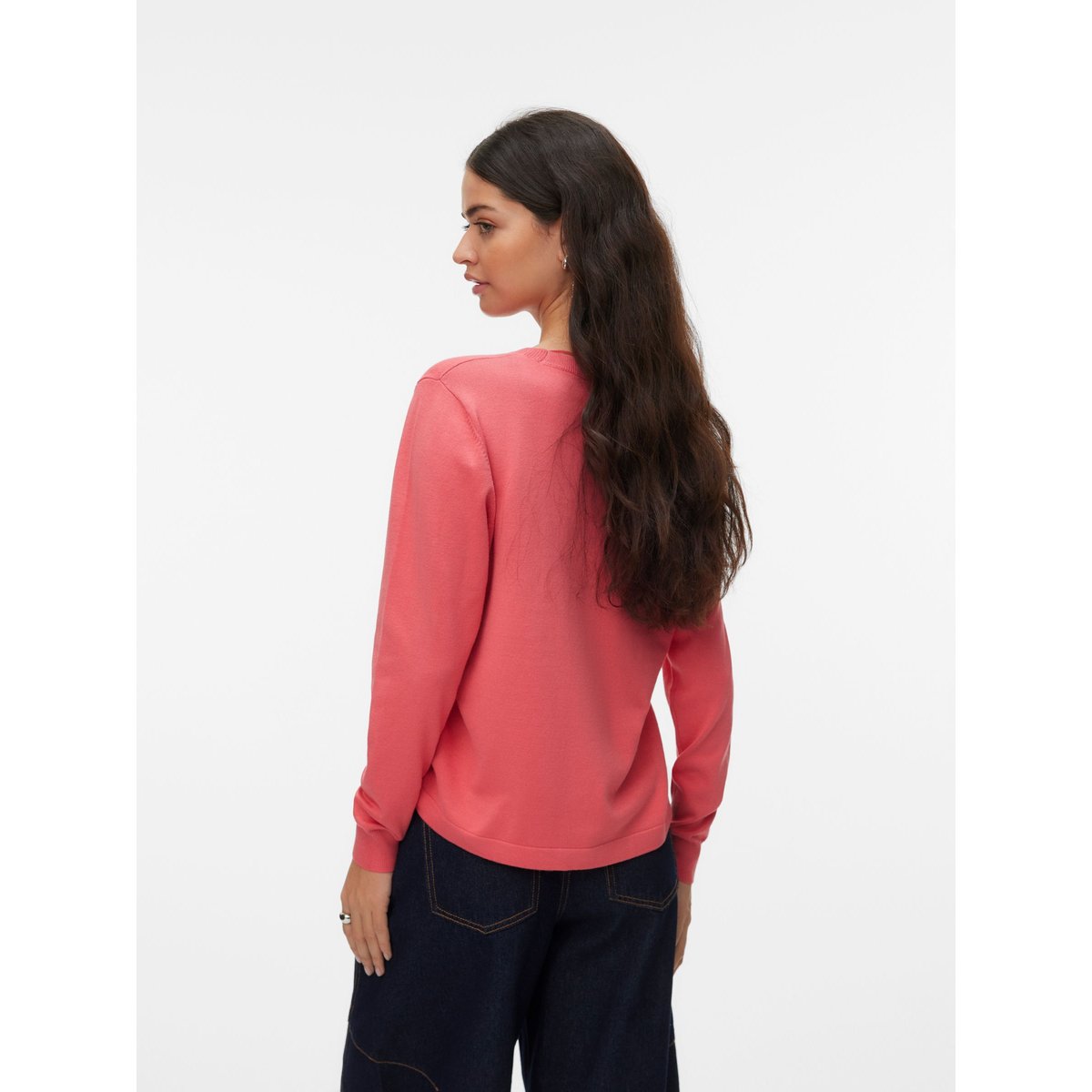 Pull En Maille rose - coral paradise, VERO MODA