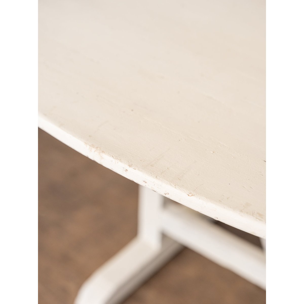 Table de vigneron en bois blanc Romy N°1474 - Bon état blanc, DEBONGOUT