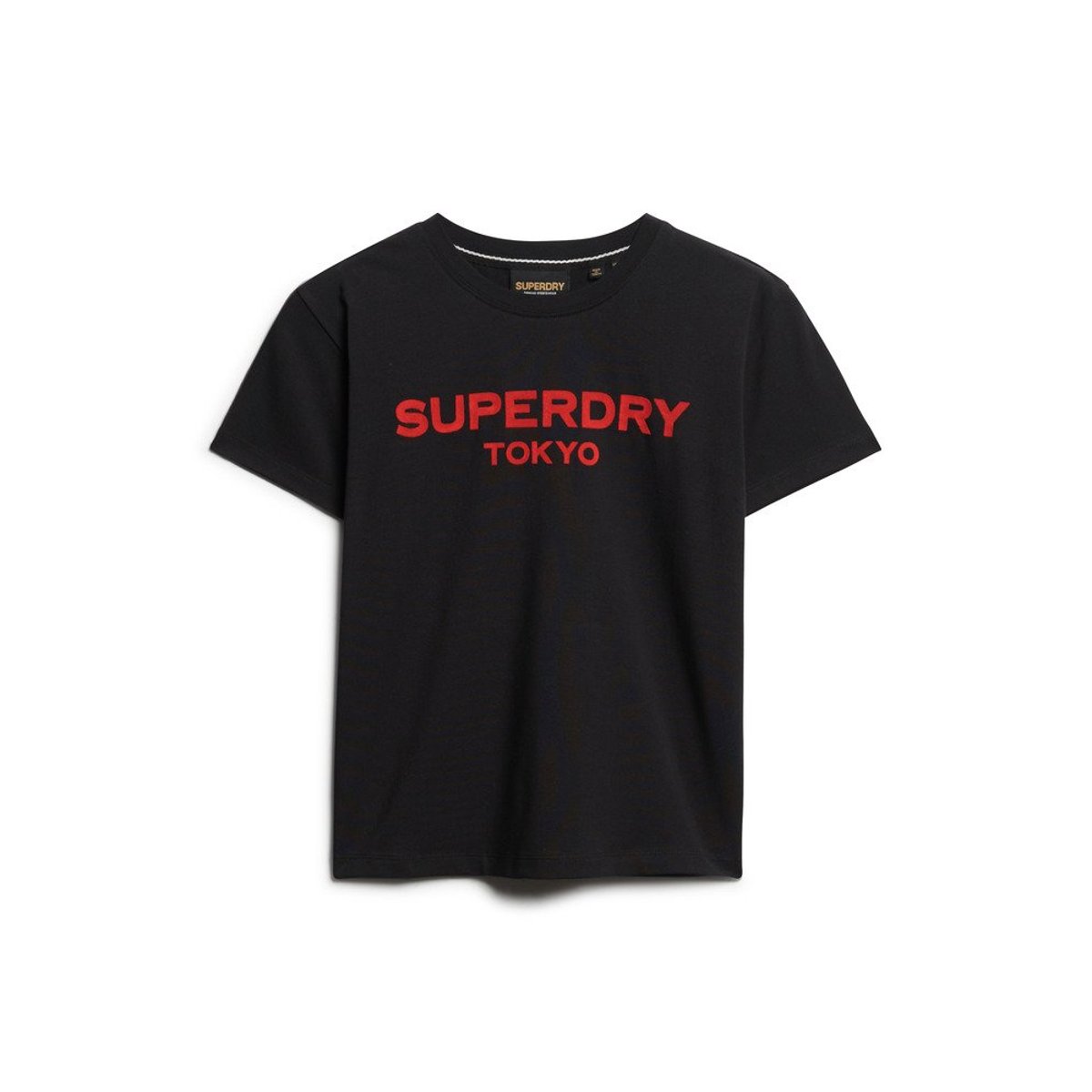 T-shirt Graphique Sport Luxe noir/rouge, SUPERDRY