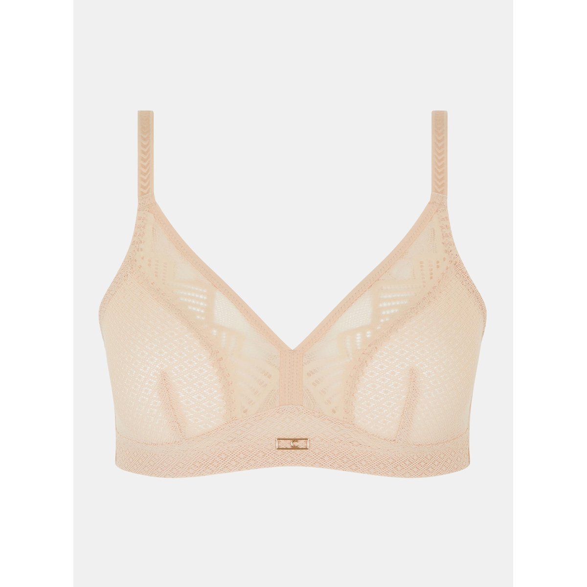 Soutien-gorge sans armature maintien ORIGINS beige doré, CHANTELLE
