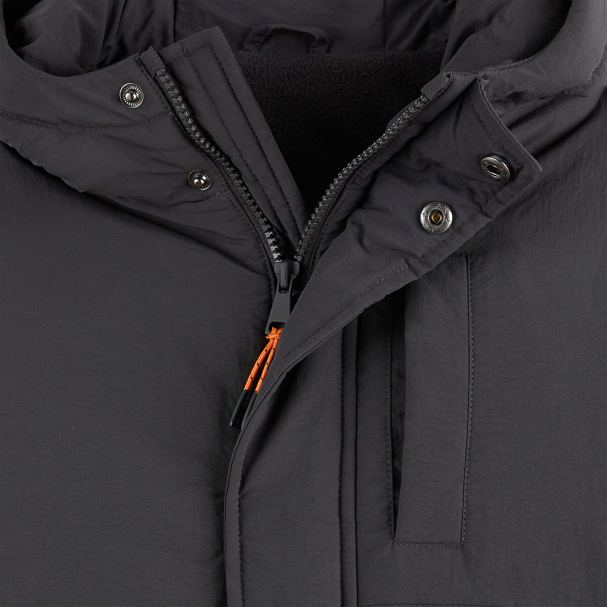 Anorak à capuche noir, LA REDOUTE COLLECTIONS