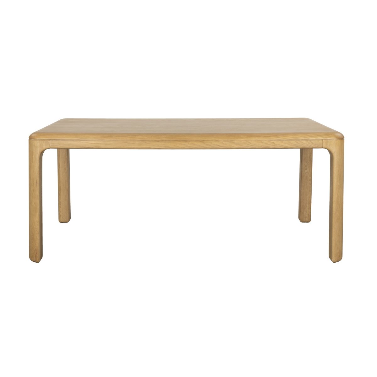Table à manger carré en bois, L.180 , OEVER beige, ZUIVER
