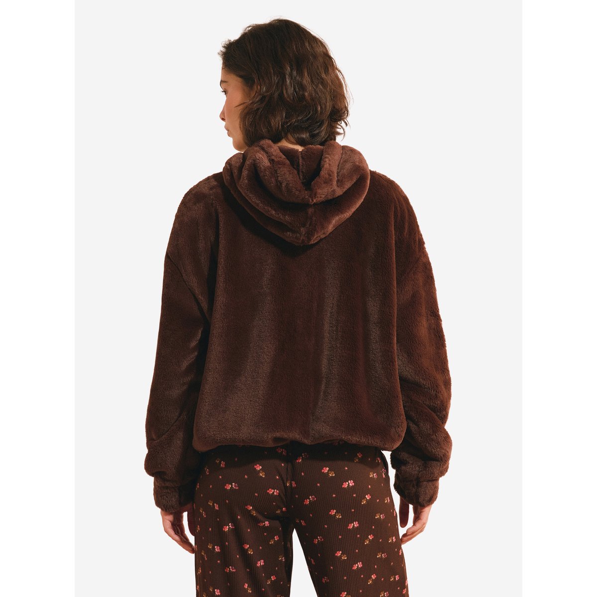 Veste avec capuche LALMA taupe, ETAM
