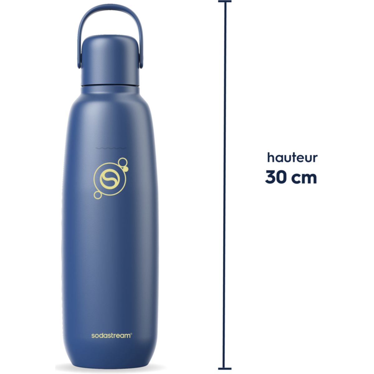 Bouteille isotherme Gourde Fizz & Go Cool bleue couleur unique, SODASTREAM
