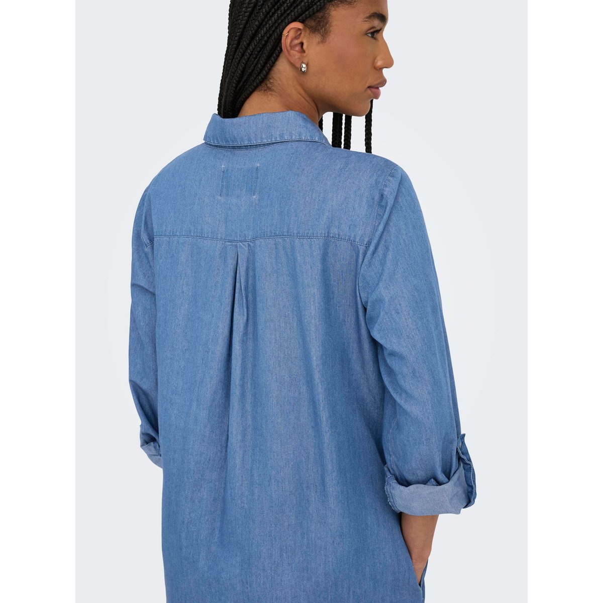 Robe Chemise medium blue denim, ONLY