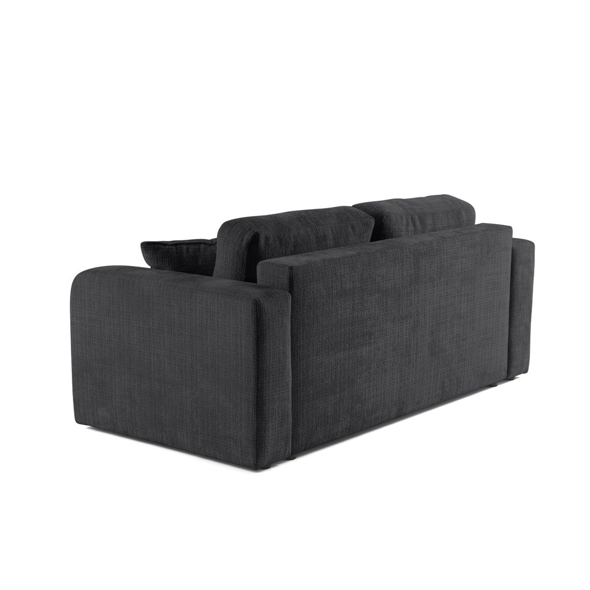 Canapé fixe 2 places - MIRO gris anthracite, BEST MOBILIER