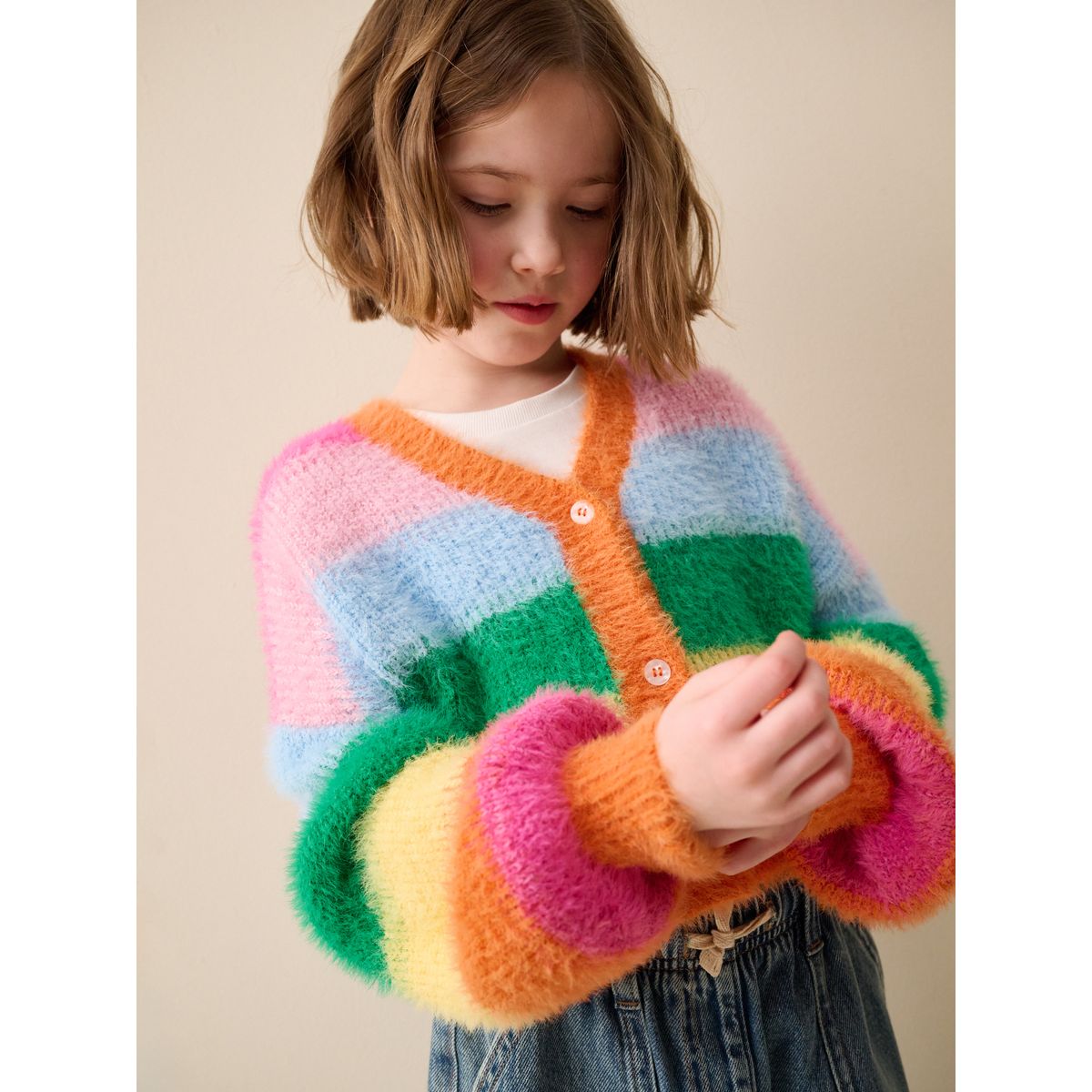 Cardigan à col v arc-en-ciel, NEXT