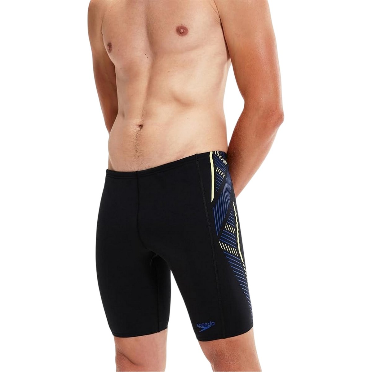 Jammer de natation motif/style à rayures TECH noir, SPEEDO