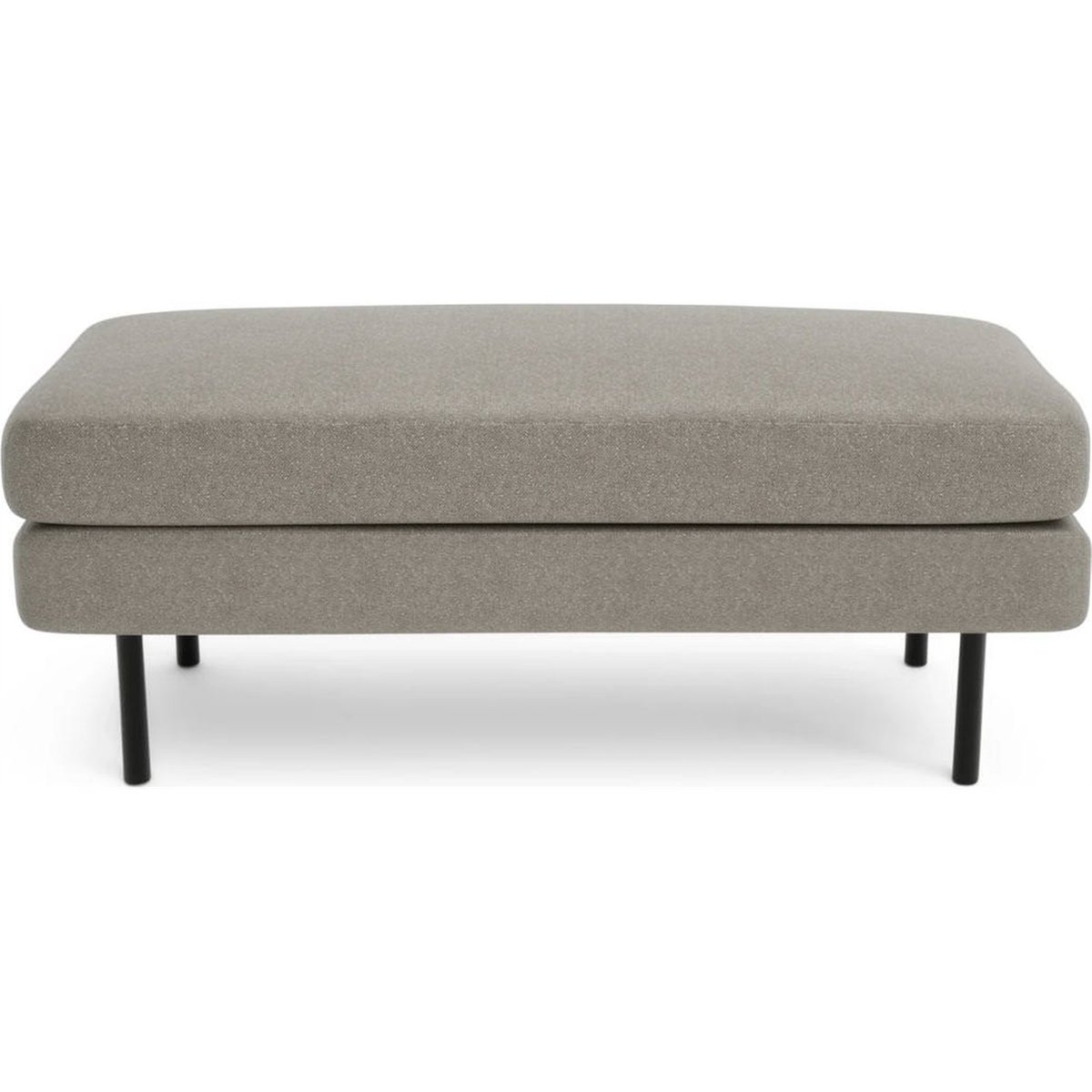 Banc capitonné collection CHELSEA taupe, RECOLLECTION