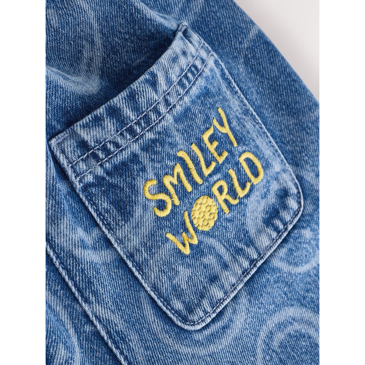Jean bouffant smileyworld® bleu moyen, NEXT