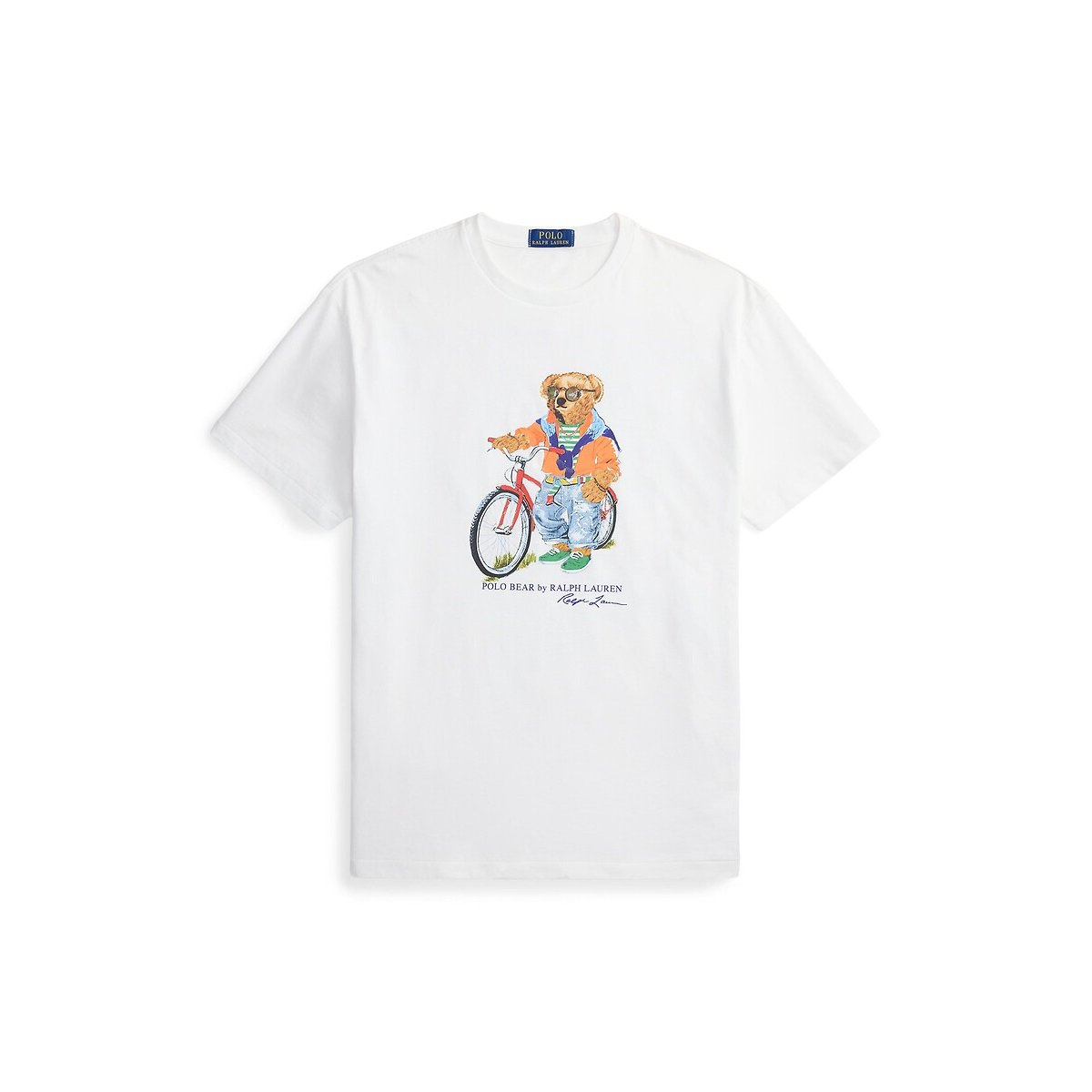 Polo Bear Custom Slim Fit T-Shirt white, POLO RALPH LAUREN