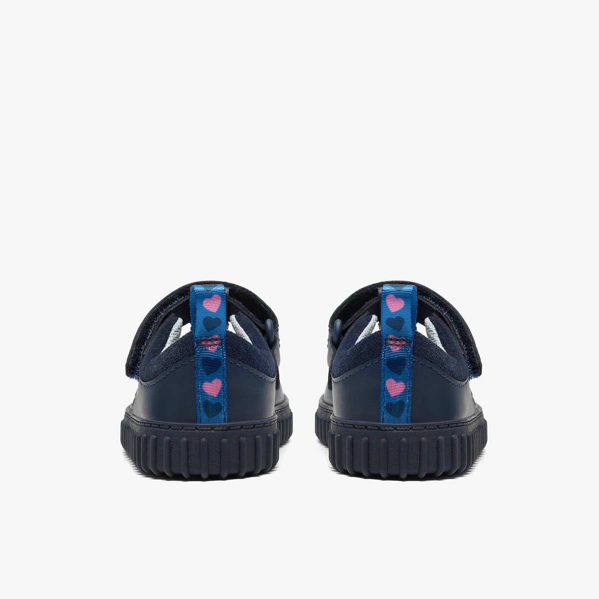 Escarpins Cuir Coupe Large COVER HEART T bleu, CLARKS