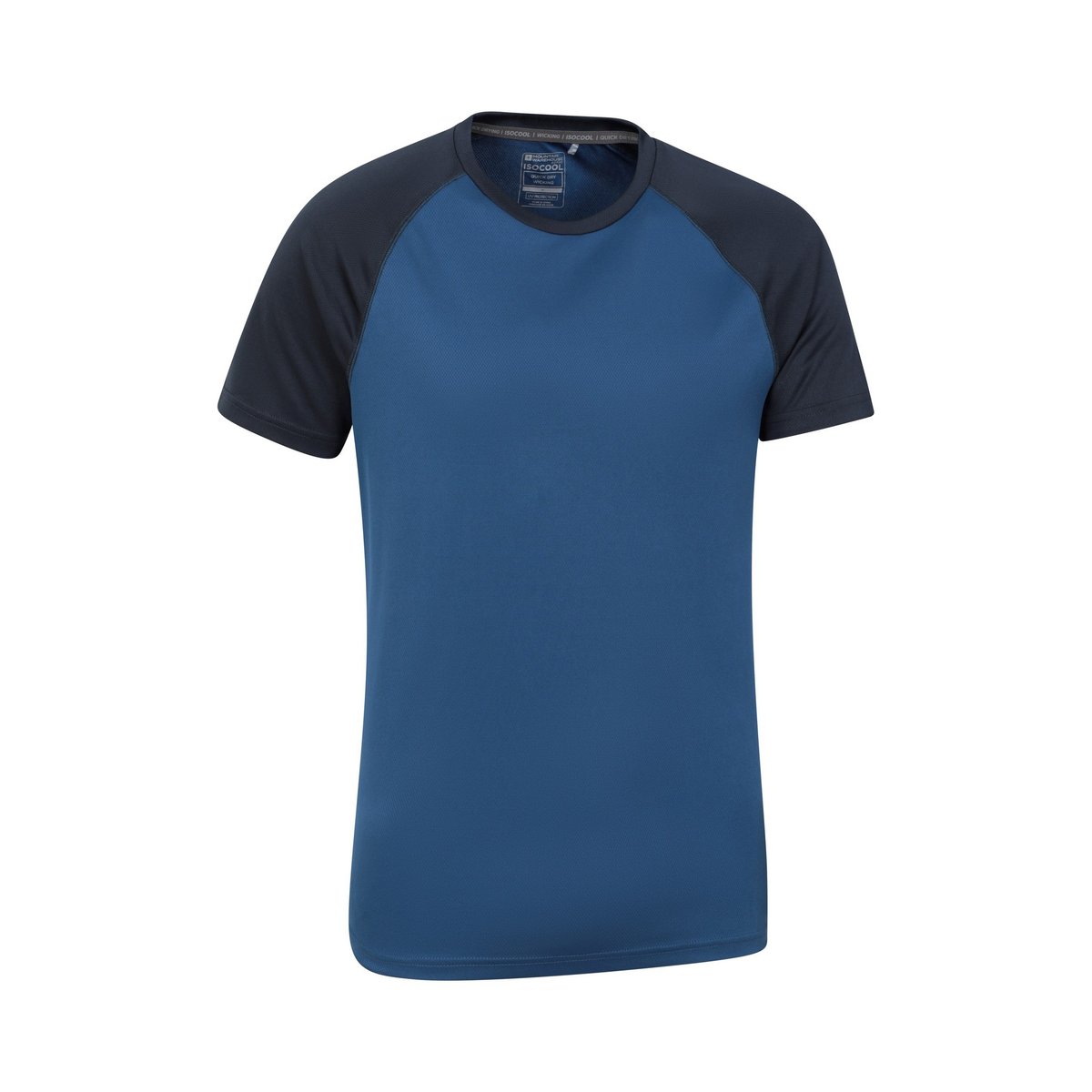 T-shirt uni manches courtes ENDURANCE bleu, MOUNTAIN WAREHOUSE