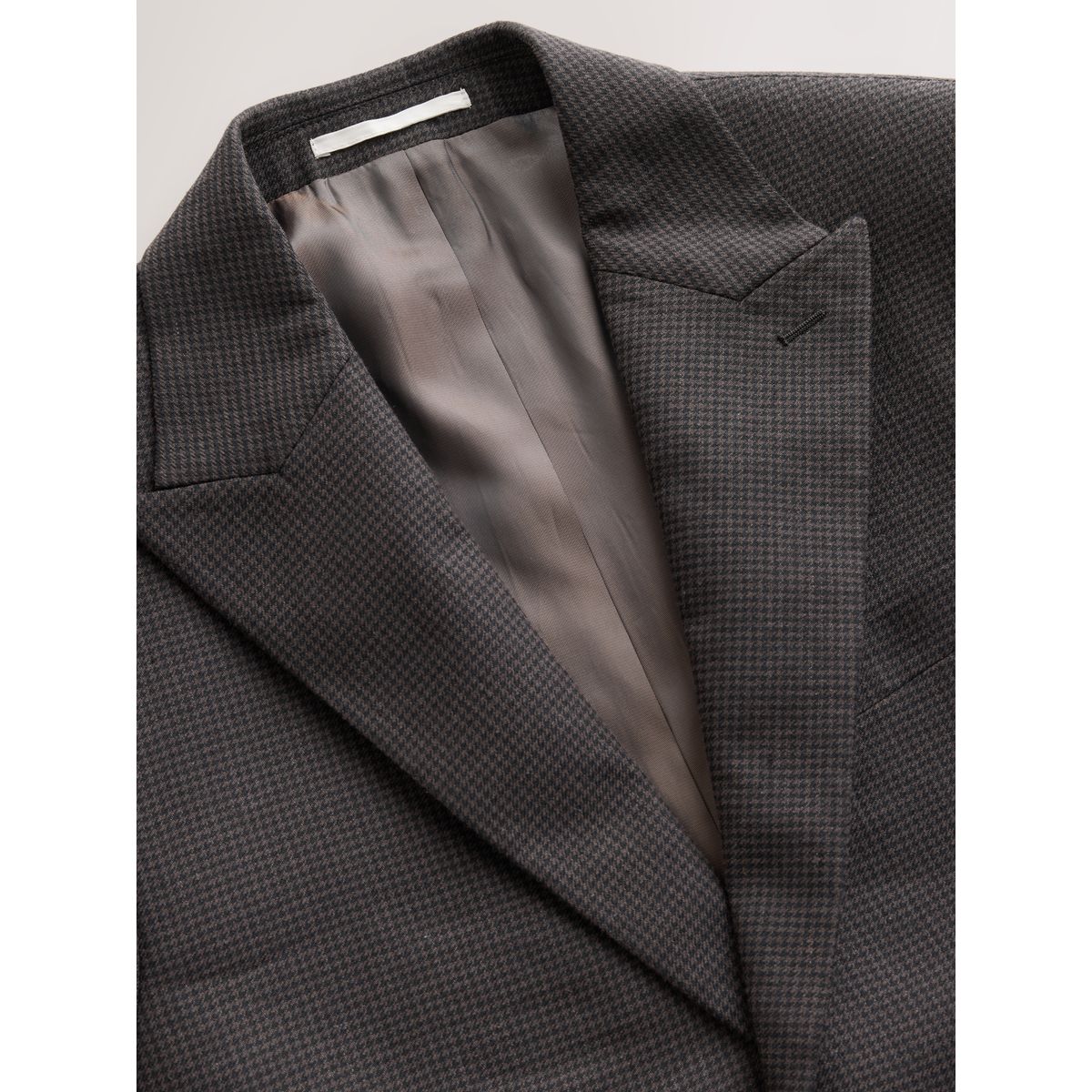Veste de costume standard laine pied-de-poule marron, NEXT