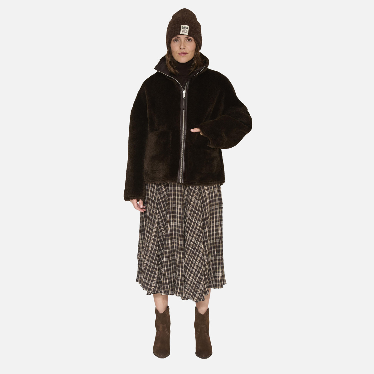 Manteau MELEN brown, MKT STUDIO