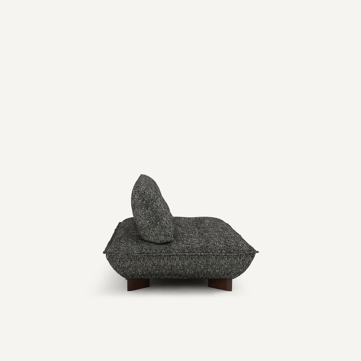 Banquette modulable, en bouclette, KAORI noir, AM.PM