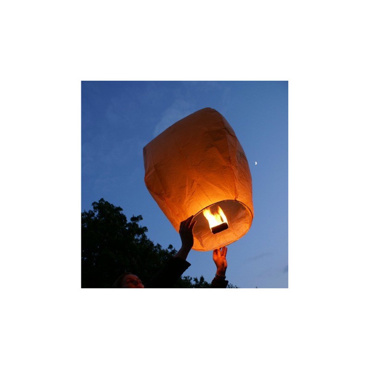 Lanterne volante rose X 1 couleur unique, SKYLANTERN