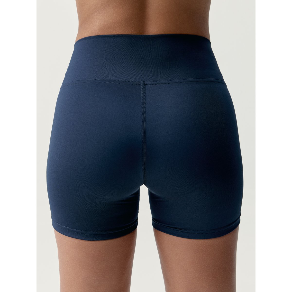 Short de sport femme Laver Avec poches effet gainant bleu marin, BORN