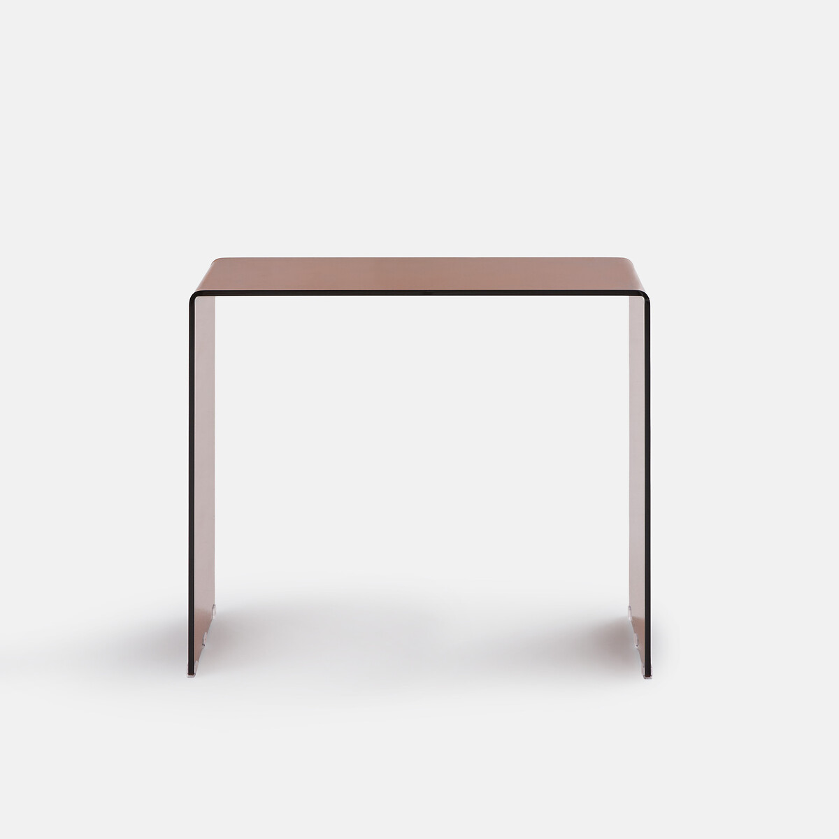 Console en verre trempé, JOAN ambre, LA REDOUTE INTERIEURS