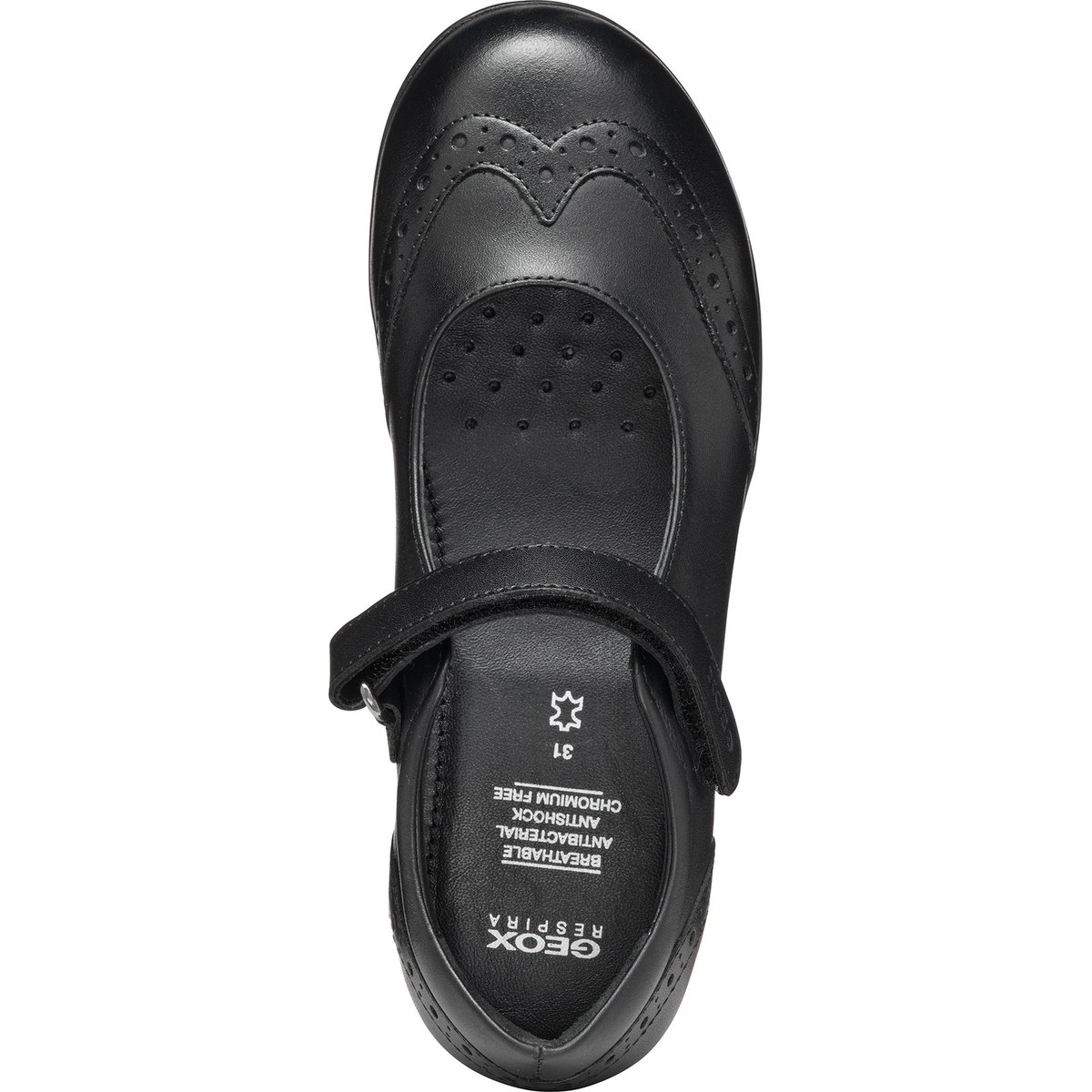 Chaussures Pour Uniforme  J IBERIDE noir, GEOX