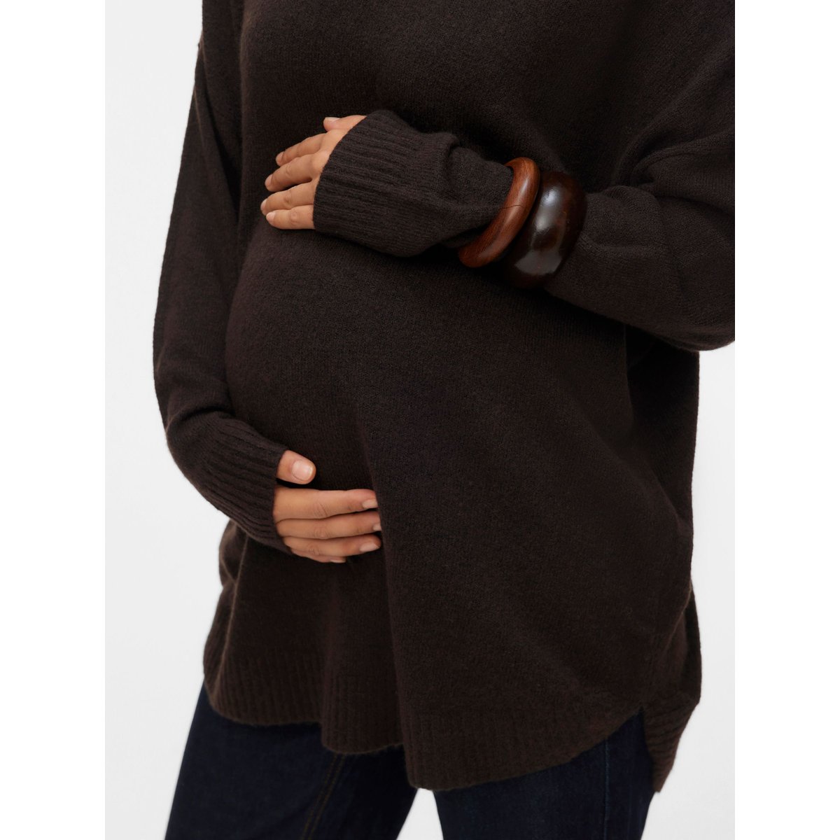 Pull En Maille marron - chocolate torte 1, VERO MODA