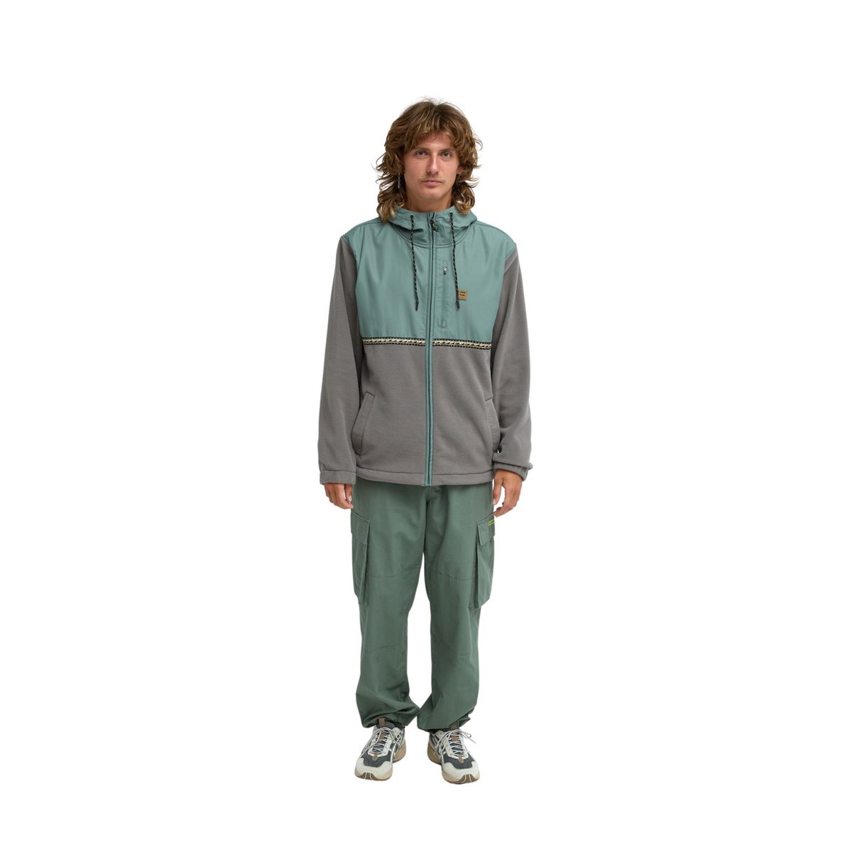 Polaire zippée BOUNDARY LITE vert laurel wreath, BILLABONG