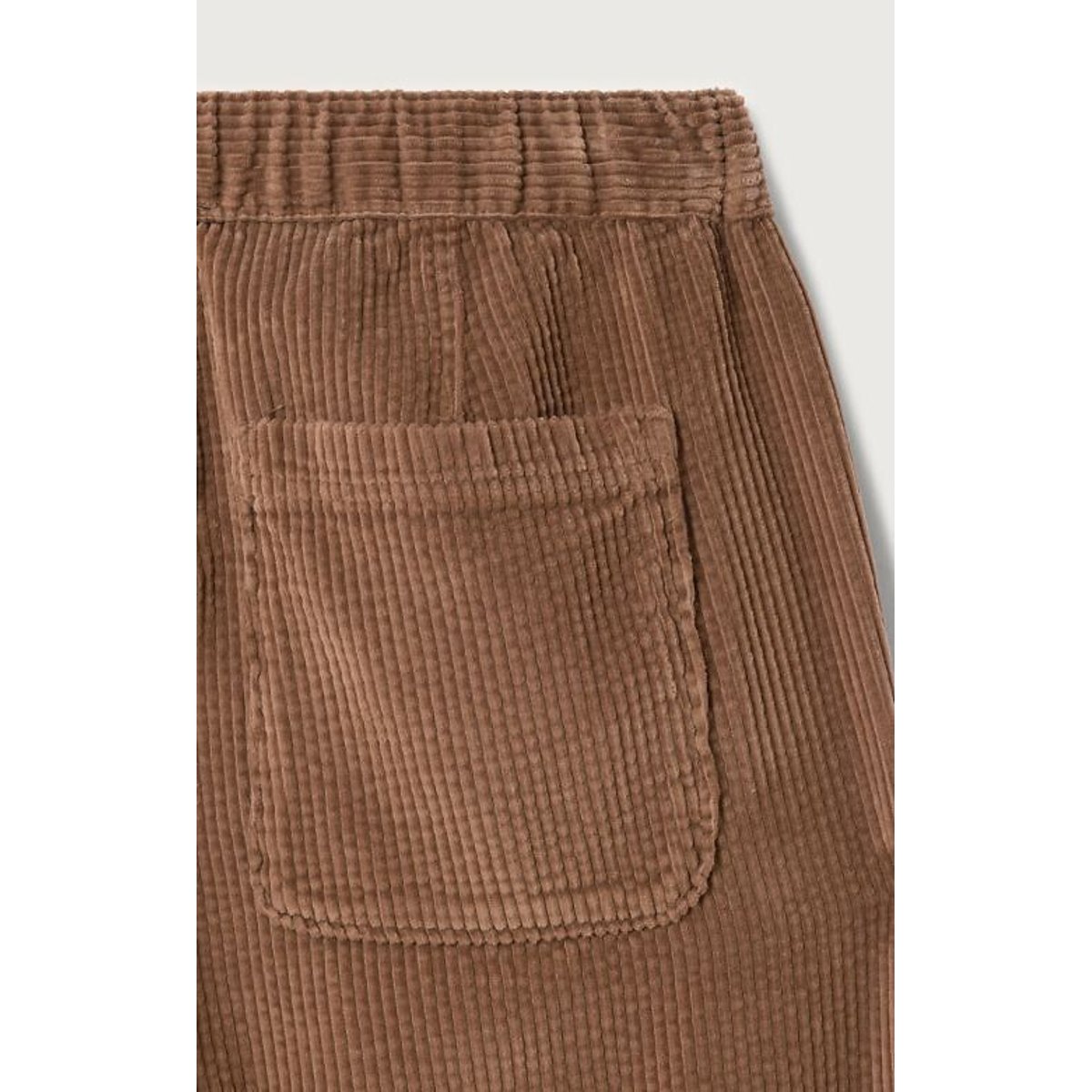 Pantalon droit velours côtelé PADOW bison, AMERICAN VINTAGE