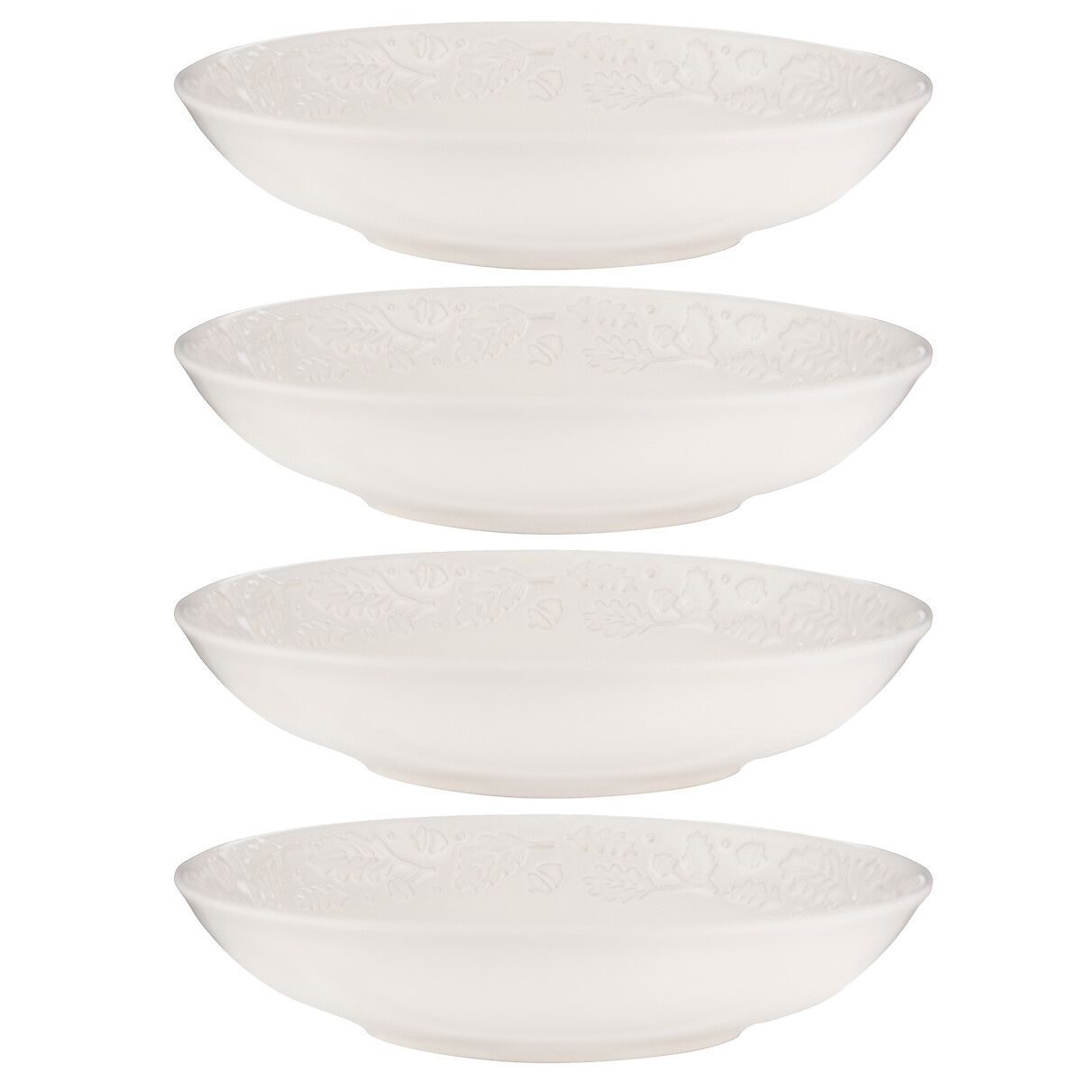 Set of 4 Acorn Pasta Bowls cream, PRICE & KENSINGTON