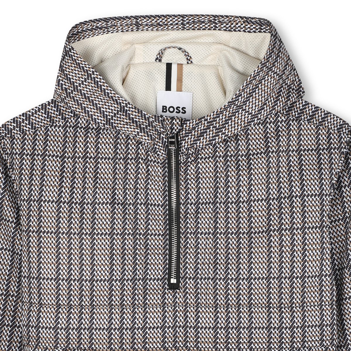 Coupe-vent à capuche black, BOSS KIDSWEAR