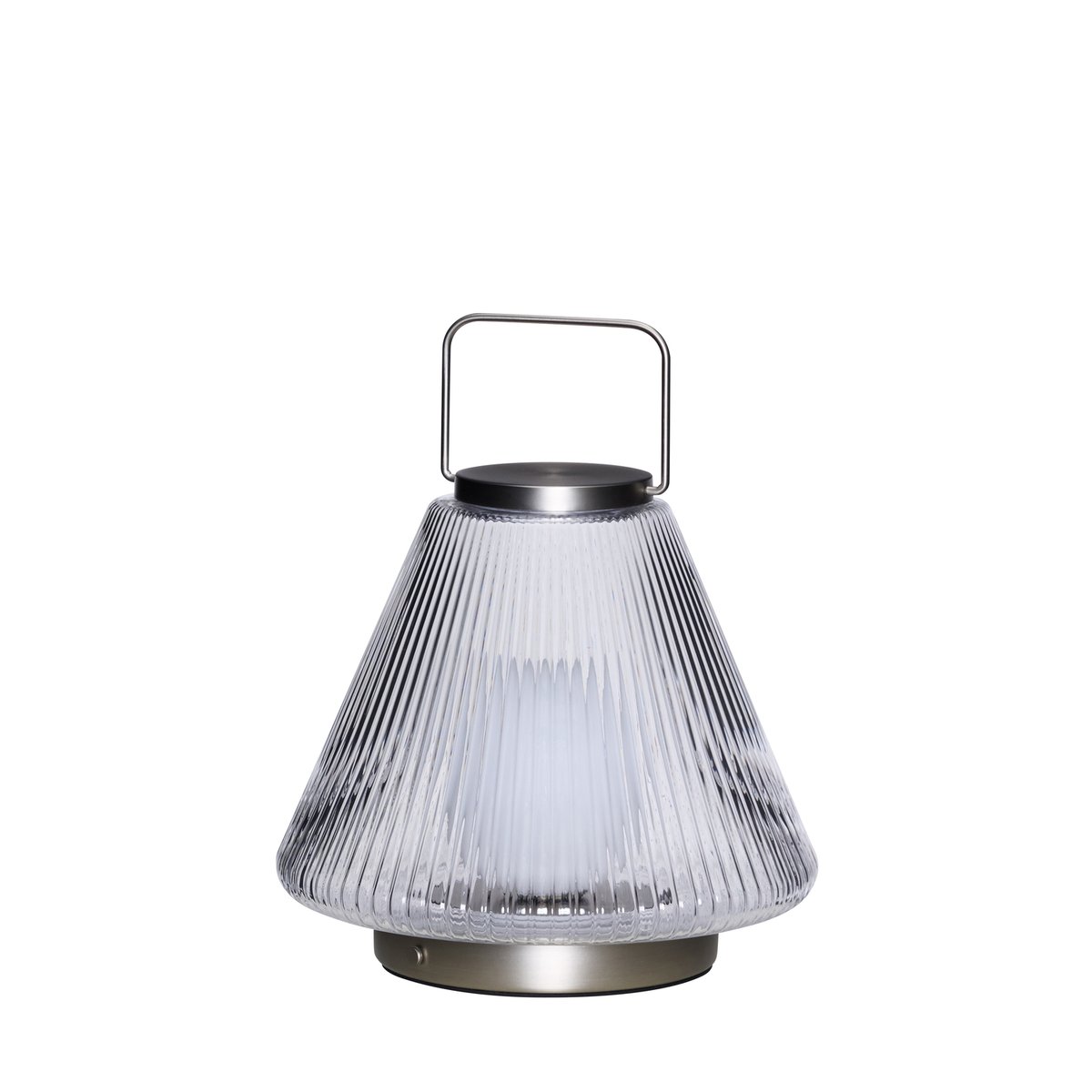 Lampe nomade Glass Iron TOU transparent, HUBSCH