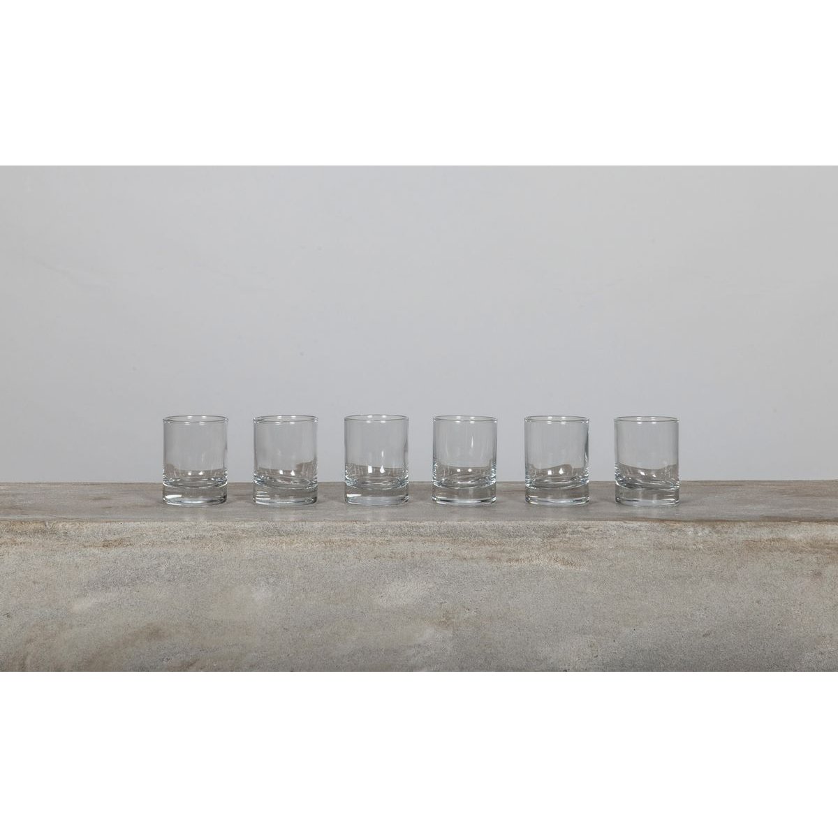 Lot de 6 verrines en verre 6,5cl, GALA transparent, NOVASTYL