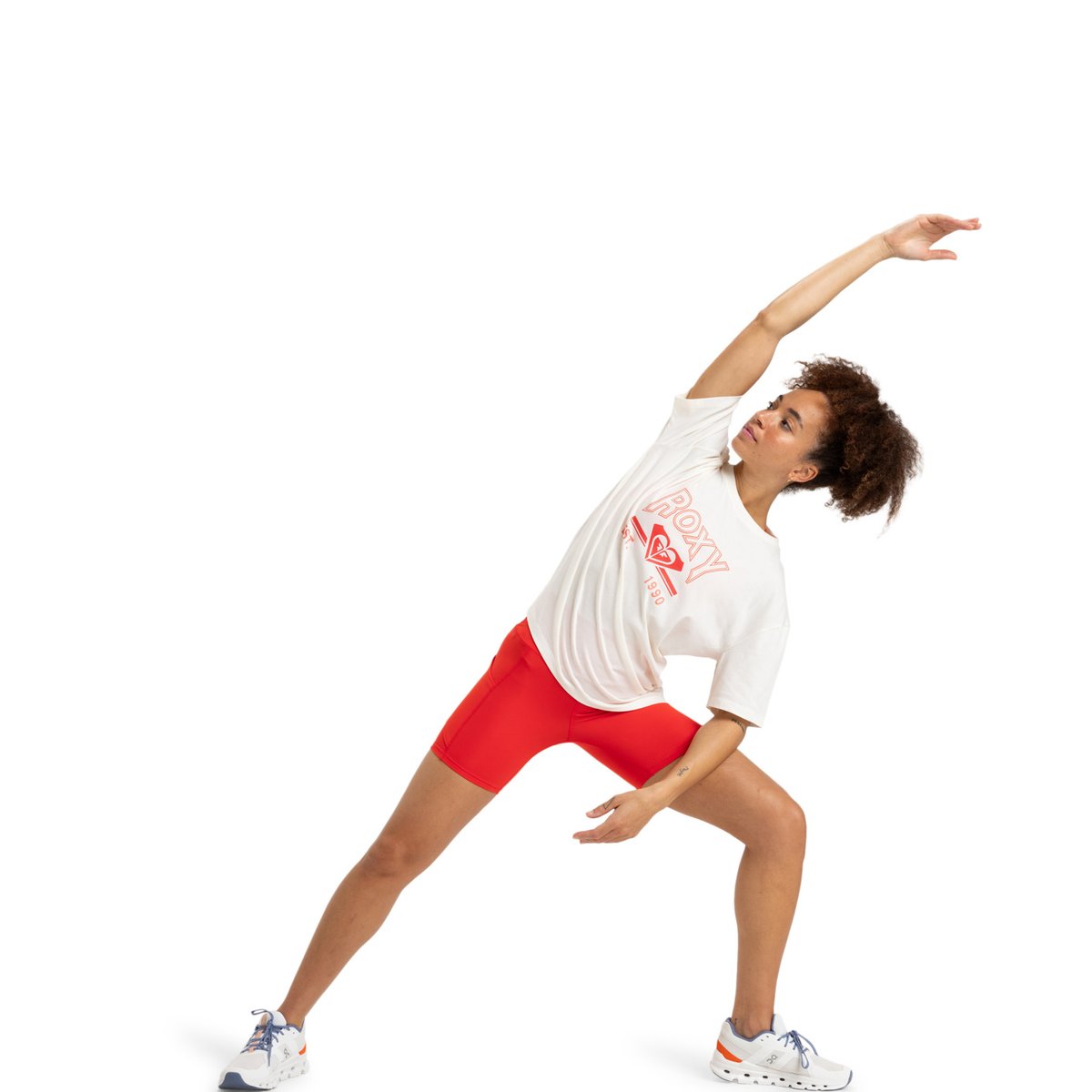T-shirt à manches courtes ESSENTIAL ENERGY. blanc egret, ROXY