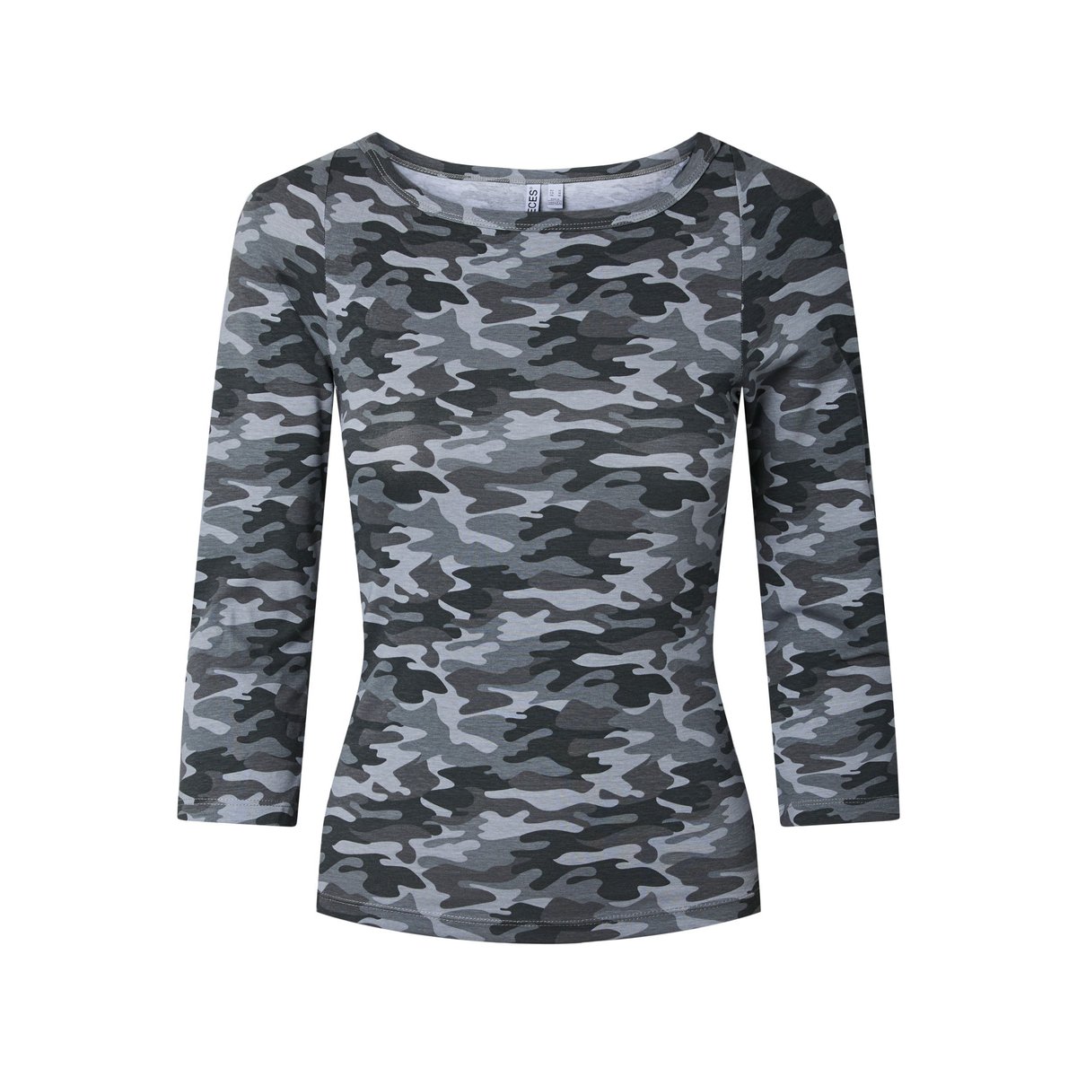 Top Manches 3/4 gris - light grey melange1, PIECES