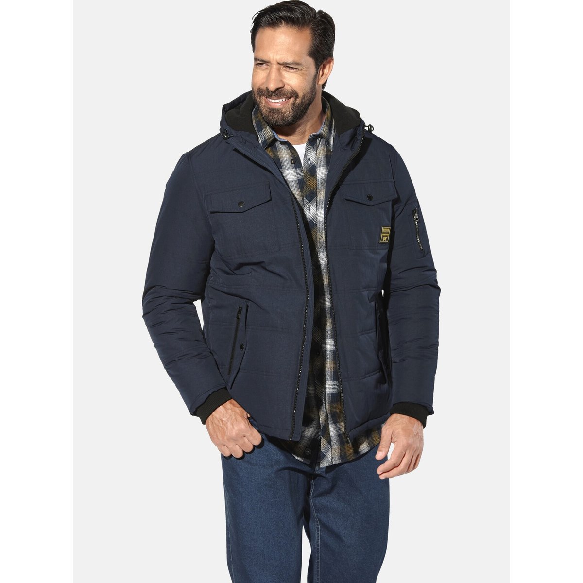 Veste outdoor EIRHOLM bleu foncé, JAN VANDERSTORM